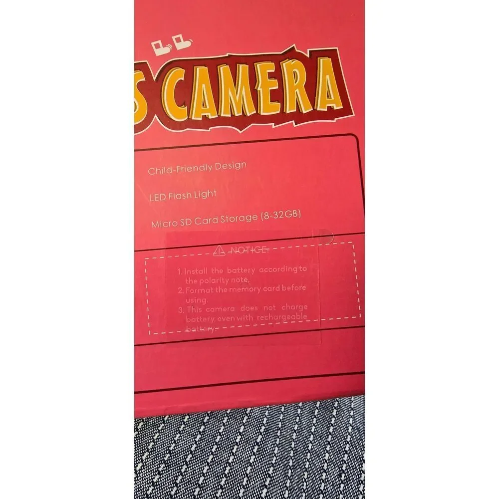 Campark Kids Pink Digital Camera